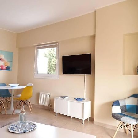 Blue -Spacious 1Bdr Corner Flat/Balcony/View Leilighet Athen Eksteriør bilde