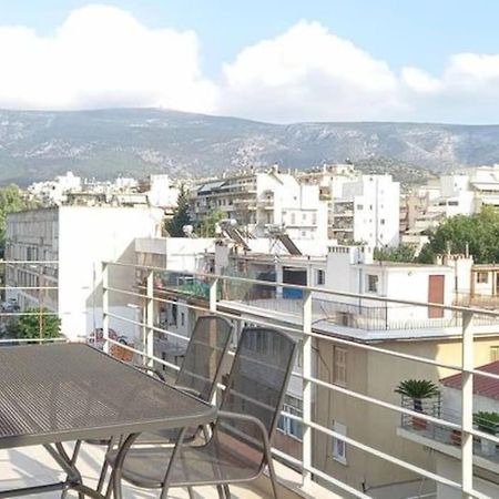 Blue -Spacious 1Bdr Corner Flat/Balcony/View Leilighet Athen Eksteriør bilde